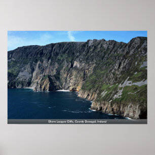 Slieve League Cliffs, County Donegal, Ierland Poster