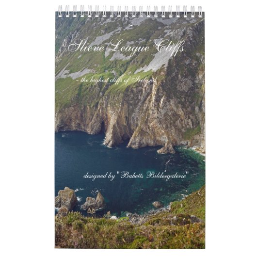 Slieve League Cliffs Ireland Kalender (Achterkant)