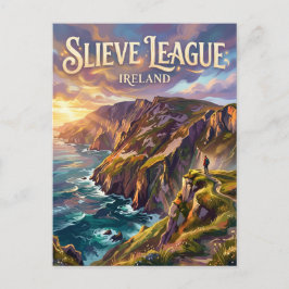 Slieve League-kliffen Ierland Briefkaart