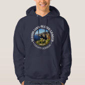 Slieve League (rood) Hoodie (Voorkant)
