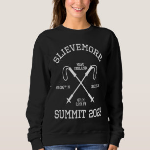 Slievemore-top beklommen 2023 Wandeltocht Mayo Ier Trui