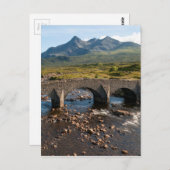Sligachan Bridge, eiland Skye, Schotland Briefkaart (Voorkant / Achterkant)