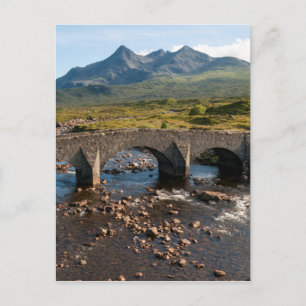 Sligachan Bridge, eiland Skye, Schotland Briefkaart