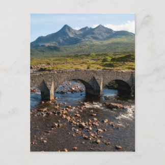 Sligachan Bridge, eiland Skye, Schotland Briefkaart