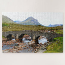 Sligachan Bridge, eiland Skye, Schotland
