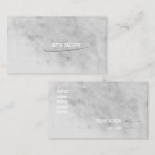 Slight Grey Grunge Pencil Blotches Visitekaartje (Voorkant / Achterkant)