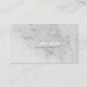 Slight Grey Grunge Pencil Blotches Visitekaartje (Voorkant)