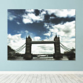 Slight Trippy : London Bridge (UK) Verenigd Konink Canvas Afdruk (Insitu (Houten vloer))
