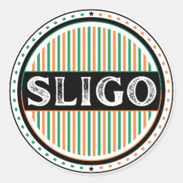 Sligo City Pride Embleem – Ierse Identiteit Ronde Sticker