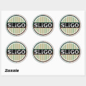 Sligo City Pride Emblem – Irish Identity Ronde Sticker (Vel)
