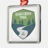 Sligo Creek Trail Metalen Ornament (Links)