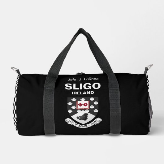 Sligo Ierland - Iers gepersonaliseerd Plunjezak (Voorkant)