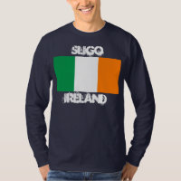 Sligo, Ierland met Ierse vlag