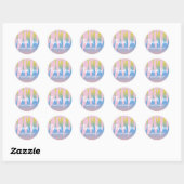 Slijm Bedrijfsmerk Druipend Ronde Sticker (Vel)