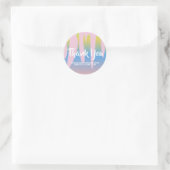 Slijm Bedrijfsmerk Druipend Ronde Sticker (Tas)