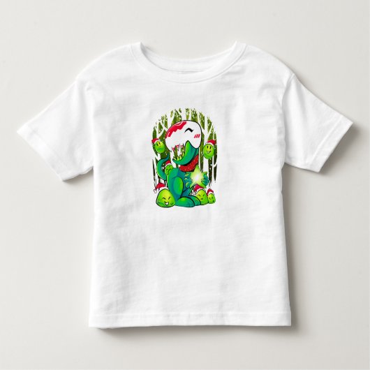 SLIJM EN DINO KINDER SHIRTS (Voorkant)