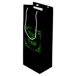 Slijm Groen Trick or Treat Wijn Cadeautas