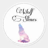 Slijm logo ronde sticker (Voorkant)