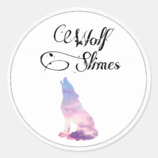 Slijm logo ronde sticker