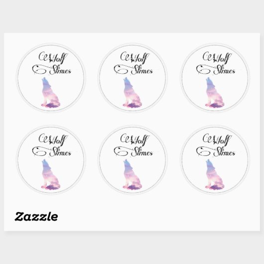 Slijm logo ronde sticker (Vel)