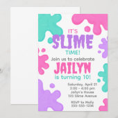 Slijm Verjaardag Kaart (Voorkant / Achterkant)