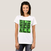 Slijmbal, walgelijke kwal t-shirt (Voorkant volledig)
