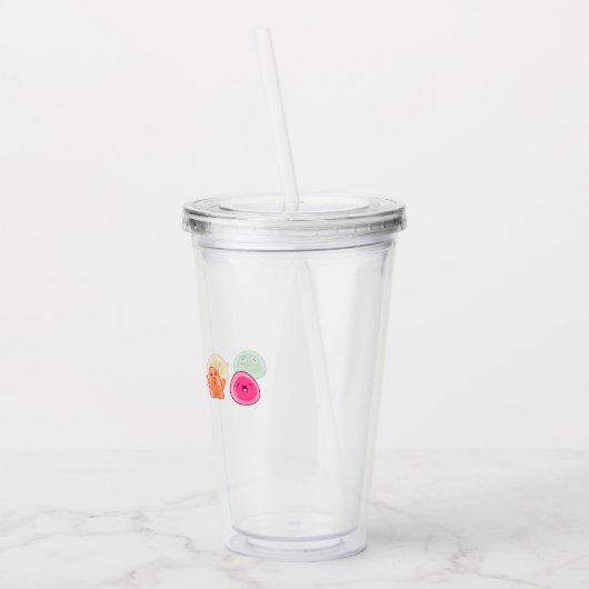 slijmballen acryl drinkbeker (Links)