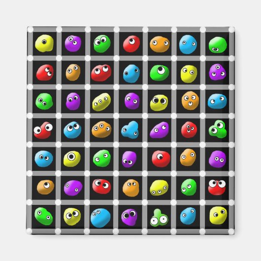 Slijme Pop! slijmrastermagneet Magneet (Voorkant)