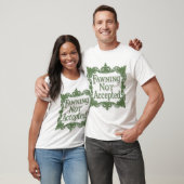 Slijmen Niet Geaccepteerd T-shirt (Unisex)