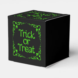 Slijmgroene Trick or treat Bedankdoosjes