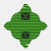 Slijmgroene Trick or treat Bedankdoosjes (Uitgevouwen)