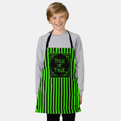 Slijmgroene Trick or treat Schort (Gedragen)