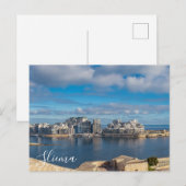 Slijmhaven en wolkenkrabbers op Malta Briefkaart (Voorkant / Achterkant)