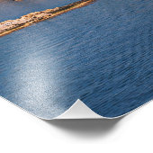 Slijmhaven en wolkenkrabbers op Malta Foto Afdruk (Hoek)