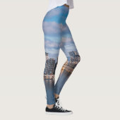 Slijmhaven en wolkenkrabbers op Malta Leggings (Rechts)