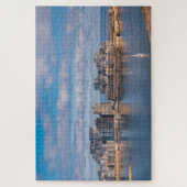 Slijmhaven en wolkenkrabbers op Malta Legpuzzel (Verticaal)