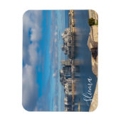 Slijmhaven en wolkenkrabbers op Malta Magneet (Verticaal)