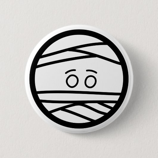 slijmkop ronde button 5,7 cm (Voorkant)