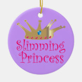 Slijmprinses Keramisch Ornament (Voorkant)