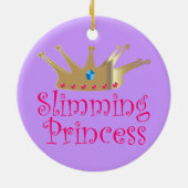 Slijmprinses Keramisch Ornament (Achterkant)