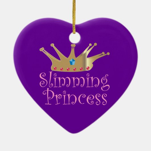 Slijmprinses Keramisch Ornament (Achterkant)