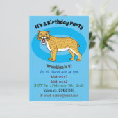 Slijmtandtijgerillustratie Kaart (Staand voorkant)