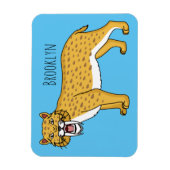 Slijmtandtijgerillustratie Magneet (Verticaal)