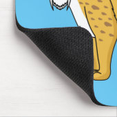 Slijmtandtijgerillustratie Muismat (Hoek)