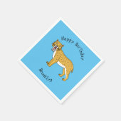 Slijmtandtijgerillustratie Servet (Hoek)