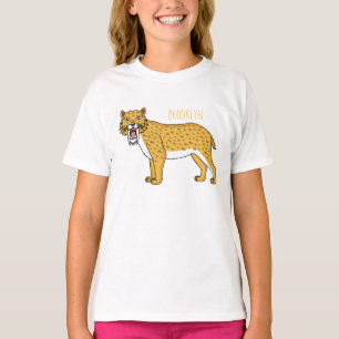 Slijmtandtijgerillustratie T-shirt