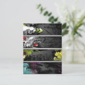 slijpbanners-vector briefkaart (Staand voorkant)