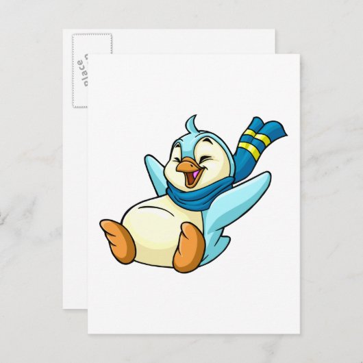 Slijpblauw Briefkaart (Voorkant / Achterkant)