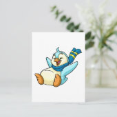 Slijpblauw Briefkaart (Staand voorkant)