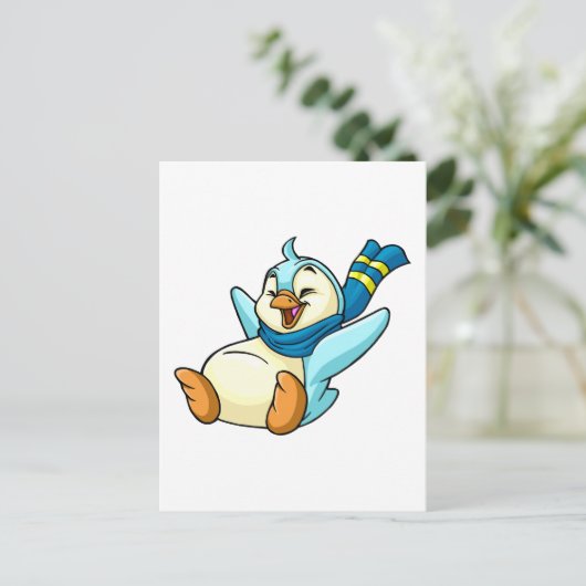 Slijpblauw Briefkaart (Staand voorkant)